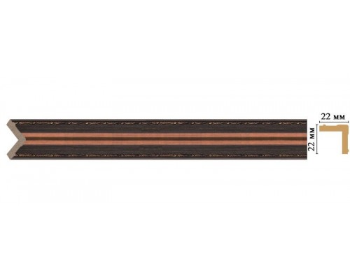 Угол DECOMASTER 116M-966 (22*22*2400мм)
