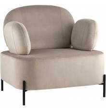 Кресло Stool Group Кэнди велюр светло-серый