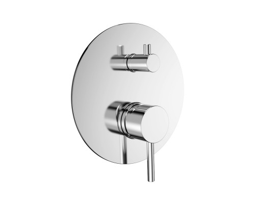 AQM8803CR Встраиваемый смеситель на 2 потр. в комплекте с внутр. частью, хром AQM8803CR