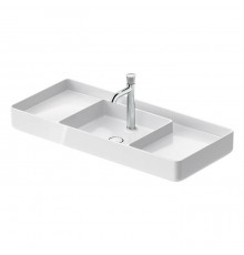 Duravit Bento Starck Box Раковина накладная 104х46см, с 1 отв., HygieneGlaze, цвет: белый глянцевый. 2381102071