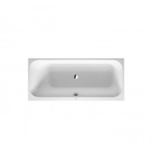 Duravit Happy D.2 Ванна акриловая  170х75x48см, прямоугольная .встраиваемая  версия , с наклоном для  спины слева, цвет: белый. 700312000000000,  7912210000001000
