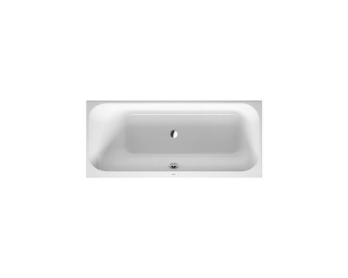 Duravit Happy D.2 Ванна акриловая  170х75x48см, прямоугольная .встраиваемая  версия , с наклоном для  спины слева, цвет: белый. 700312000000000,  7912210000001000
