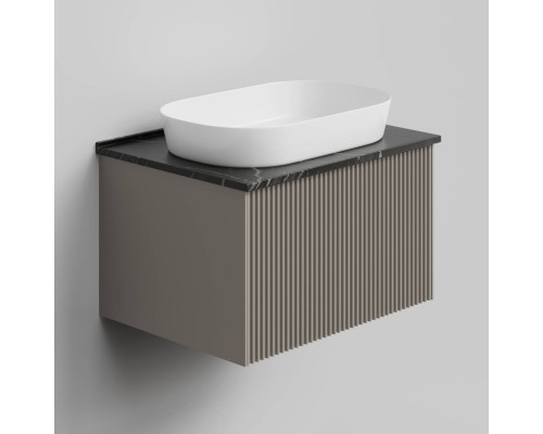 Тумба под раковину со столешницей La Fenice Terra 60 подвесная, cappuccino, столешница черный мрамор Тумба под раковину со столешницей La Fenice Terra 60 подвесная, cappuccino, столешница черный мрамор
