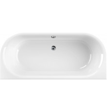 Акриловая ванна Cezares Metauro Wall 180x80 см, овальная, с каркасом
