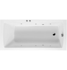 Акриловая ванна Excellent Aquaria WAEX.AQU16.SOFT 160x70 см, с гидромассажем, с каркасом, со сливом-переливом