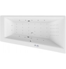 Акриловая ванна Excellent Sfera Sfera WAEX.SFP17.NANO 170x100 см, угловая, с гидромассажем, со сливом-переливом, асимметричная 170x100 P