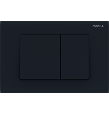 Кнопка смыва AQUATEK KDI-0000012 черная матовая