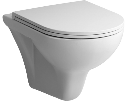 Унитаз подвесной AM.PM Gem C901700SC безободковый, с микролифтом