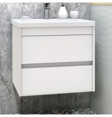 Тумба с раковиной Art Max Family 60, подвесная, Bianco Lucido