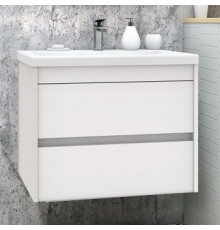 Тумба с раковиной Art Max Family 75, подвесная, Bianco Lucido