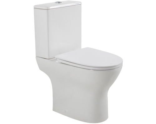 Унитаз-компакт BelBagno Lounge BB045CPR безободковый, с микролифтом, бачок BB045/051T