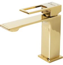 Смеситель для раковины BelBagno Luce LUC-LVM-ORO
