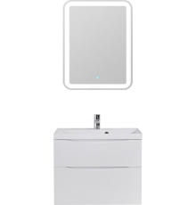 Мебель для ванной комнаты BelBagno Marino H60 bianco lucido, 80 см