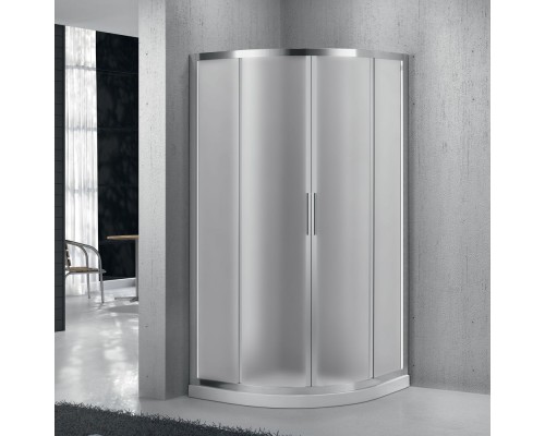 Душевой уголок BelBagno Sela R-2-90-P-Cr стекло рифленое