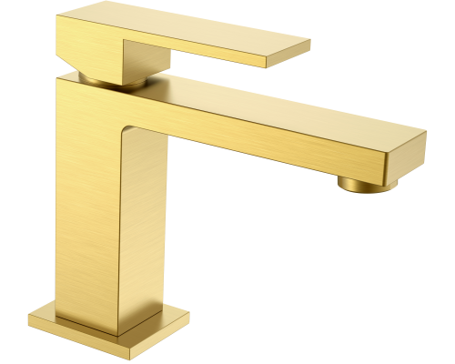 Смеситель для раковины Boheme Qubic 471-MG matt gold