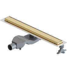 Душевой трап (лоток) Boheme Premium Linear 60 см, золото