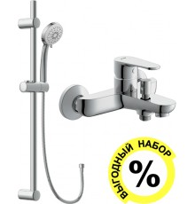 Смеситель для ванны с душем Cersanit Cersania Cersania 63031 + душевой гарнитур