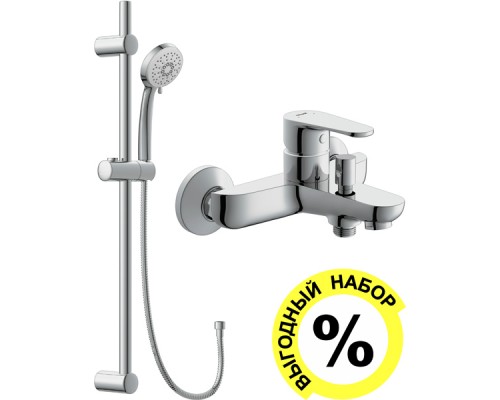 Смеситель для ванны с душем Cersanit Cersania Cersania 63031 + душевой гарнитур