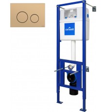 Система инсталляции для унитазов Cersanit Link Pro с кнопкой смыва Cersanit Twins