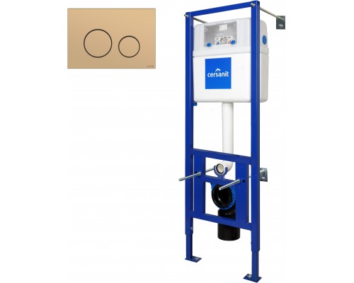 Система инсталляции для унитазов Cersanit Link Pro с кнопкой смыва Cersanit Twins