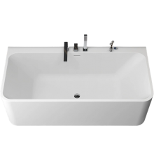 Акриловая ванна Ceruttispa Lugano L 170x75 см, с ножками, со сливом-переливом