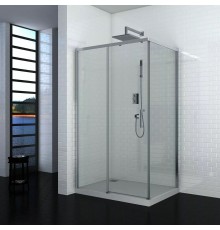 Душевой уголок Ceruttispa Vito 110 L 110х80, профиль хром