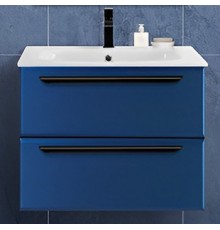 Тумба с раковиной Cezares Eco Cer 60, sapfiro, ручки черные