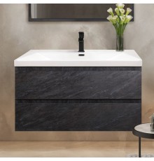 Тумба с раковиной Cezares Molveno 100, antracite, раковина Cezares CZR-1188-1000/500