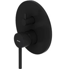Смеситель для ванны с душем Damixa Scandinavian Pure 367100300 С ВНУТРЕННЕЙ ЧАСТЬЮ, черный