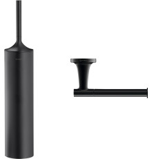Набор Duravit Starck T Ершик 0099454600 черный + Держатель туалетной бумаги 0099374600 черный