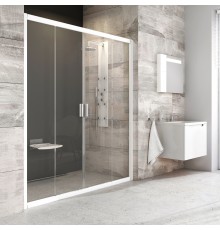 Душевая дверь в нишу Ravak Blix BLDP4-160 Transparent, профиль белый