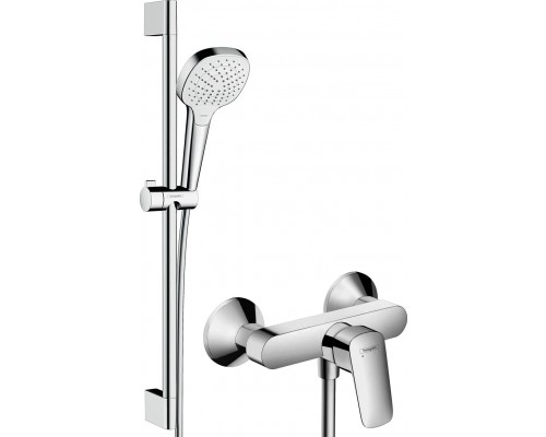 Смеситель для душа Hansgrohe Logis 71600000 + Душевой гарнитур Hansgrohe Croma Select E Vario 26582400