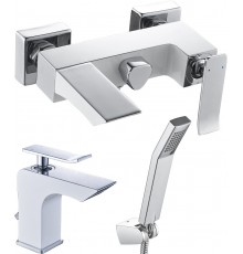 Комплект для ванной Lemark Contest LM5814CW + LM5806CW