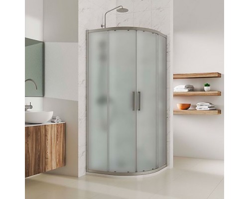 Душевой уголок Kubele DE018 RG-MAT-MT 80х80