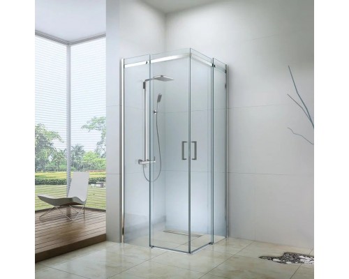 Душевой уголок Berges Melita 061028 90х90, профиль хром сильвер