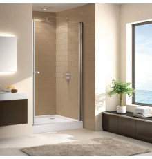 Душевая дверь в нишу Cezares Eco ECO-O-B-1-90-C-Cr стекло прозрачное