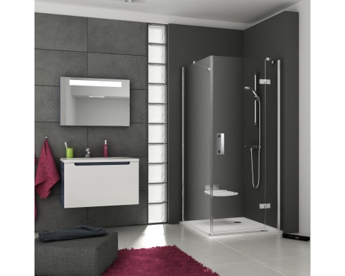 Душевой уголок Ravak Smartline SMSD2 B R 90х90 Transparent, профиль хром