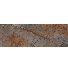 Плитка настенная Kerama Marazzi Театро глянцевая, ректифицированная 25х75, коричневая