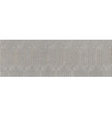 Декор Kerama Marazzi Безана матовый, ректифицированный 25х75, серый