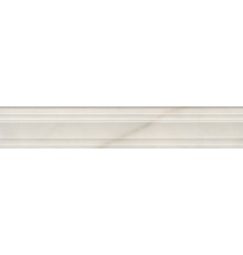 Бордюр Kerama Marazzi Греппи глянцевый 40х7,3, белый
