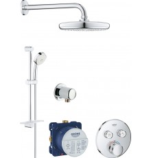 Душевой комплект Grohe Grohtherm SmartControl 29119000 + 35600000 + 27929002 + 26412000