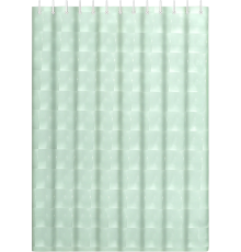 Штора для ванной Haiba HB75101-12 зеленая, 3D