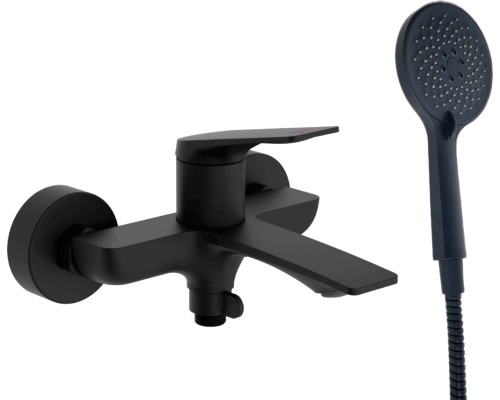 Смеситель для ванны с душем Haiba HB60816-7 черный