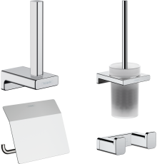 Набор Hansgrohe AddStoris аксессуаров для ванной, 4 предмета, хром