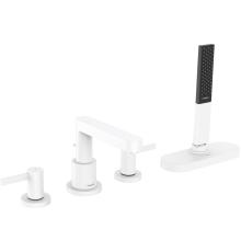 Смеситель на борт ванны Hansgrohe Finoris 76444700 матовый белый