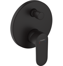 Смеситель для ванны с душем Hansgrohe Vernis Blend 71466670 матовый черный