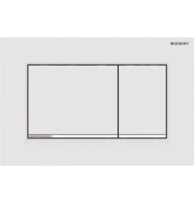 Кнопка смыва Geberit Sigma 30 115.883.JT.1 белая матовая, хром глянцевый