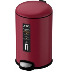 Мусорное ведро Java S-885-12R 12 л, малиновое