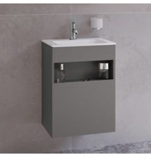 Тумба с раковиной Keuco Stageline 32822 46 см, L, инокс матовый
