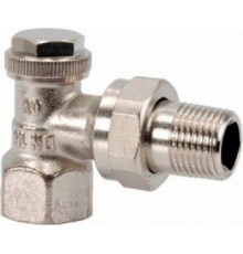 Вентиль Oventrop Combi 2 DN 15 1/2" угловой, запорный, нижний